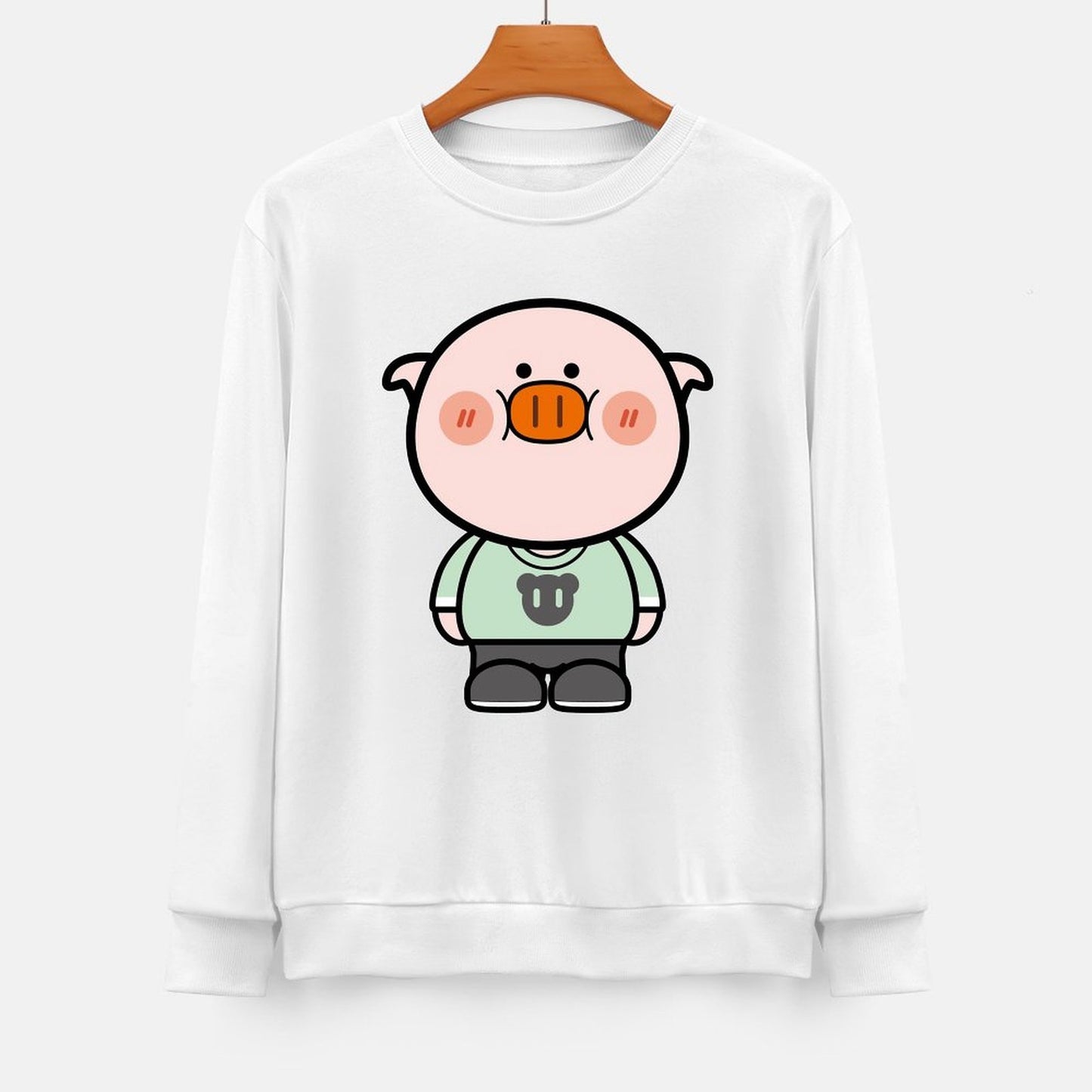 Front Patterned Long Sleeve TopEssential ActiveStyle