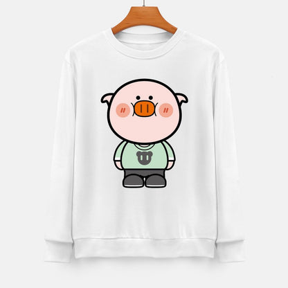 Front Patterned Long Sleeve TopEssential ActiveStyle