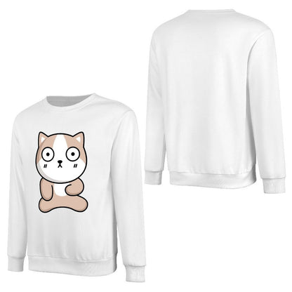 Front Patterned Long Sleeve TopColorfast YearRound