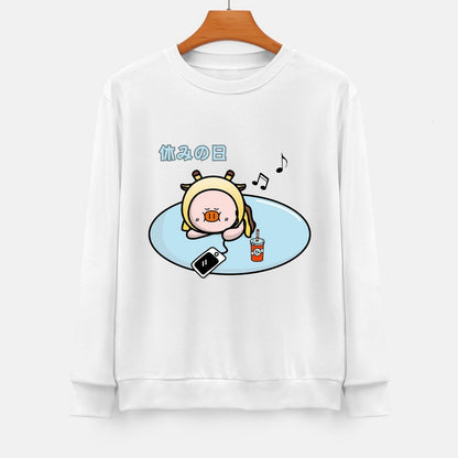 Front Patterned Long Sleeve TopBold AllSeason