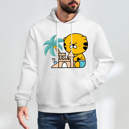 Smooth Feel Neutral Front Graphic Hoodies