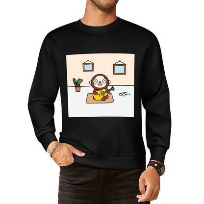 Front Patterned Long Sleeve TopStrong Vibrant Colors