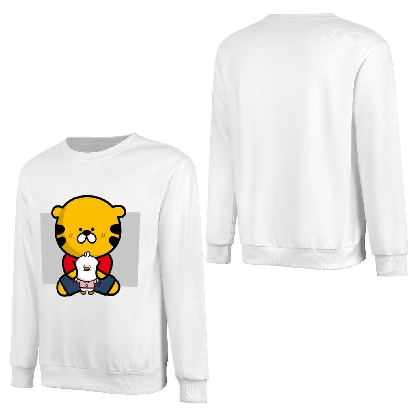 Front Patterned Long Sleeve TopSoft-Touch ModernFit