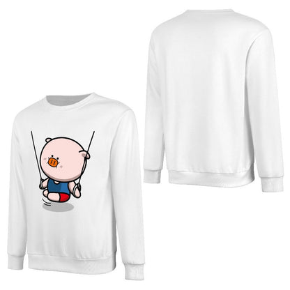 Front Patterned Long Sleeve TopDaily Easy-Care