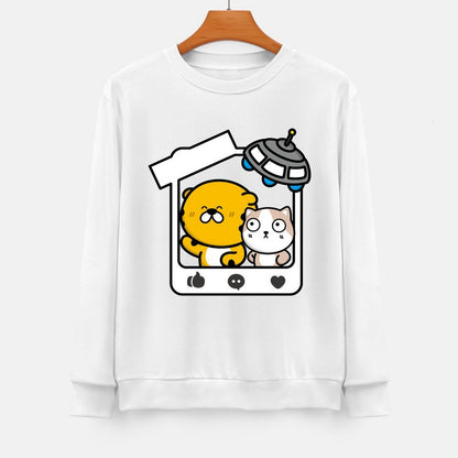 Front Patterned Long Sleeve TopStrong Clean