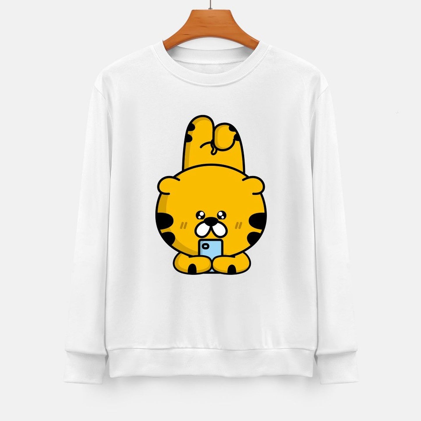 Front Patterned Long Sleeve TopSoftFeel LifestyleLine