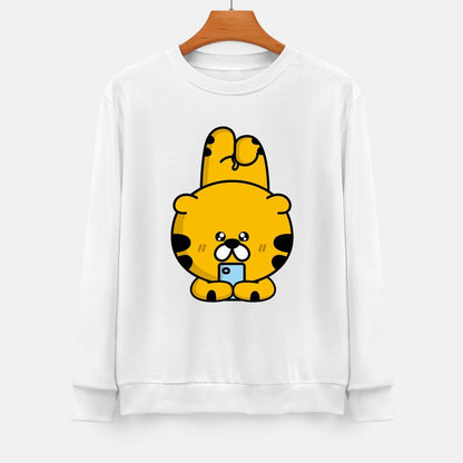 Front Patterned Long Sleeve TopSoftFeel LifestyleLine