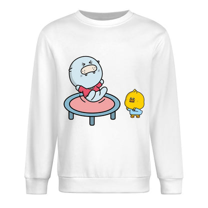 Front Patterned Long Sleeve TopNeutral BasicSeries