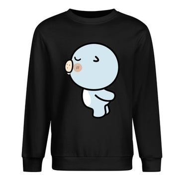 Front Patterned Long Sleeve TopSleek Heat-Transfer