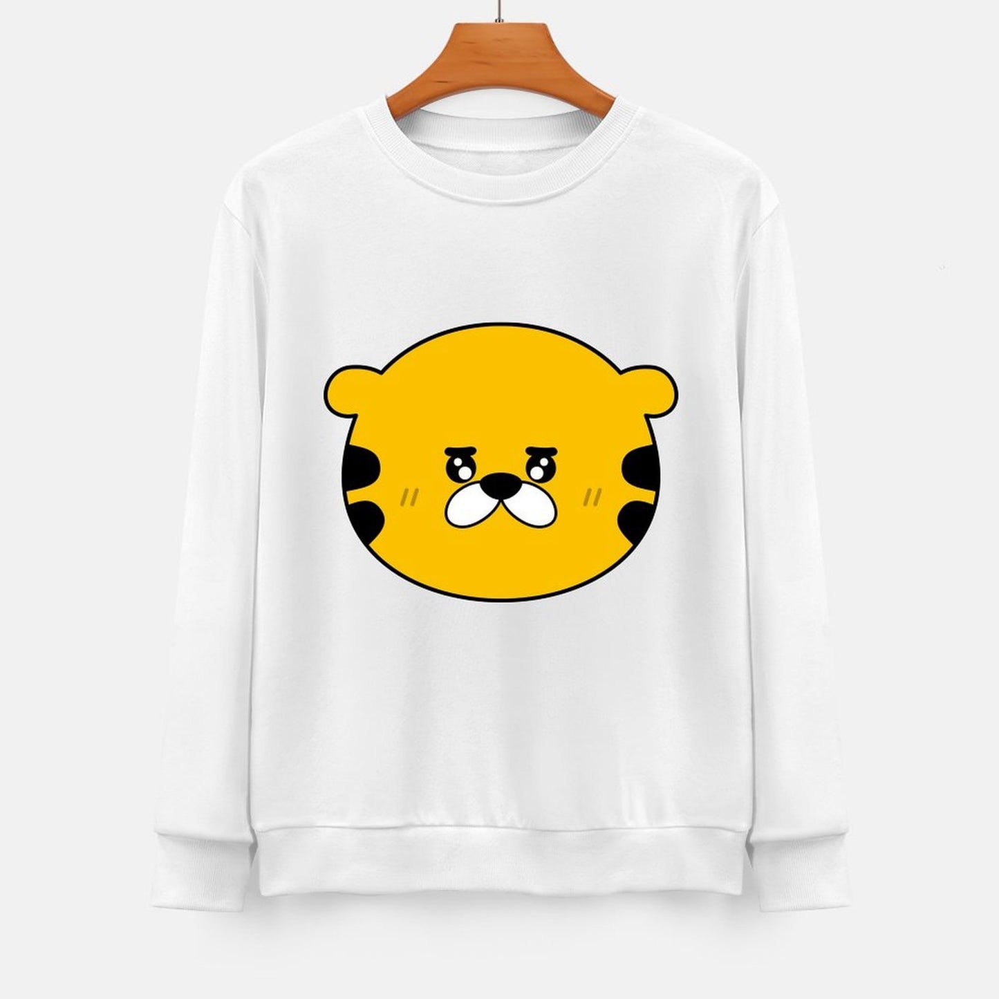 Front Patterned Long Sleeve TopHigh-Quality TrueStyle