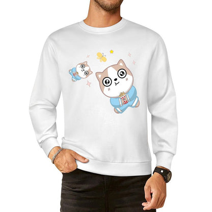 Front Patterned Long Sleeve TopEasyWear EverydayWear