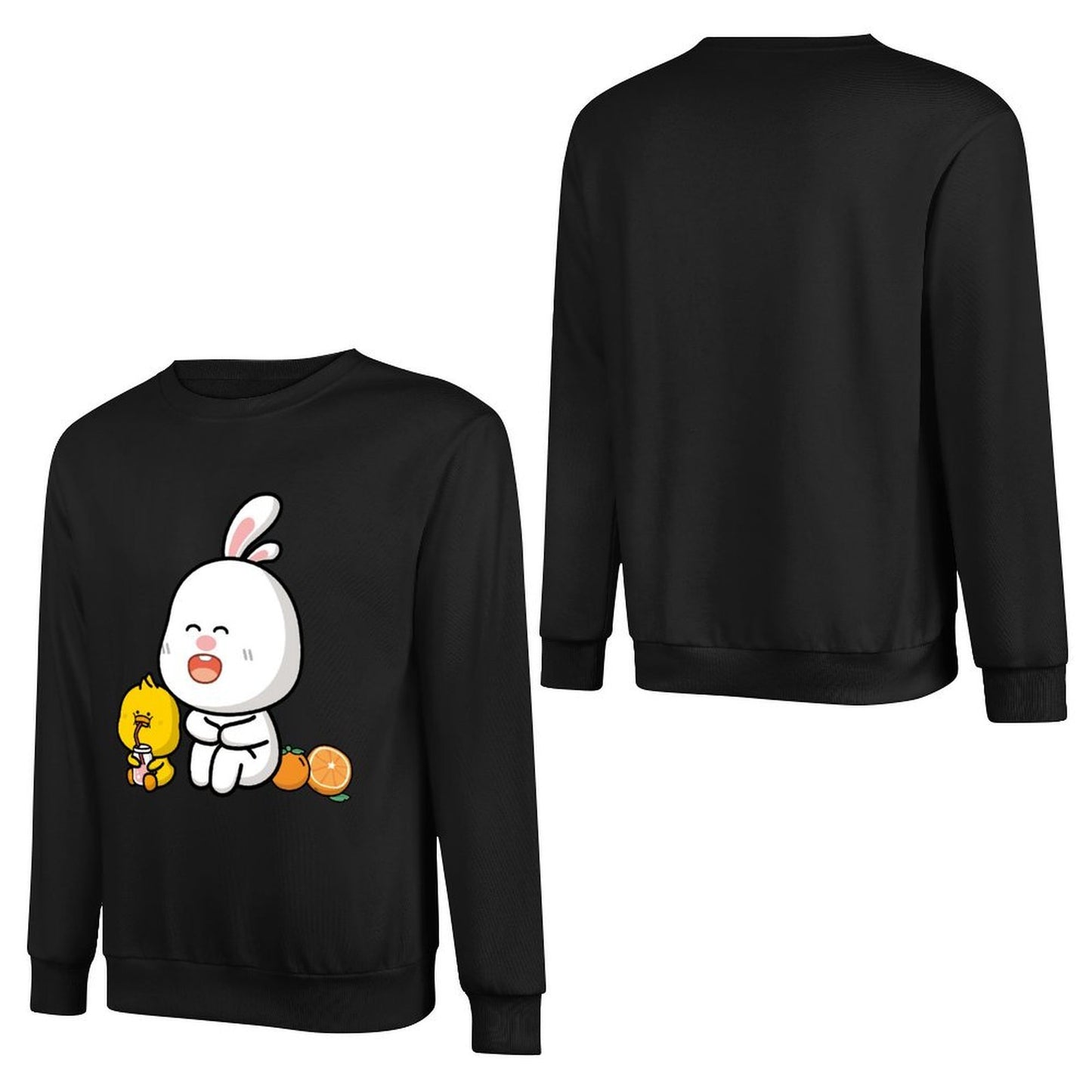 Front Patterned Long Sleeve TopPure 100% Cotton