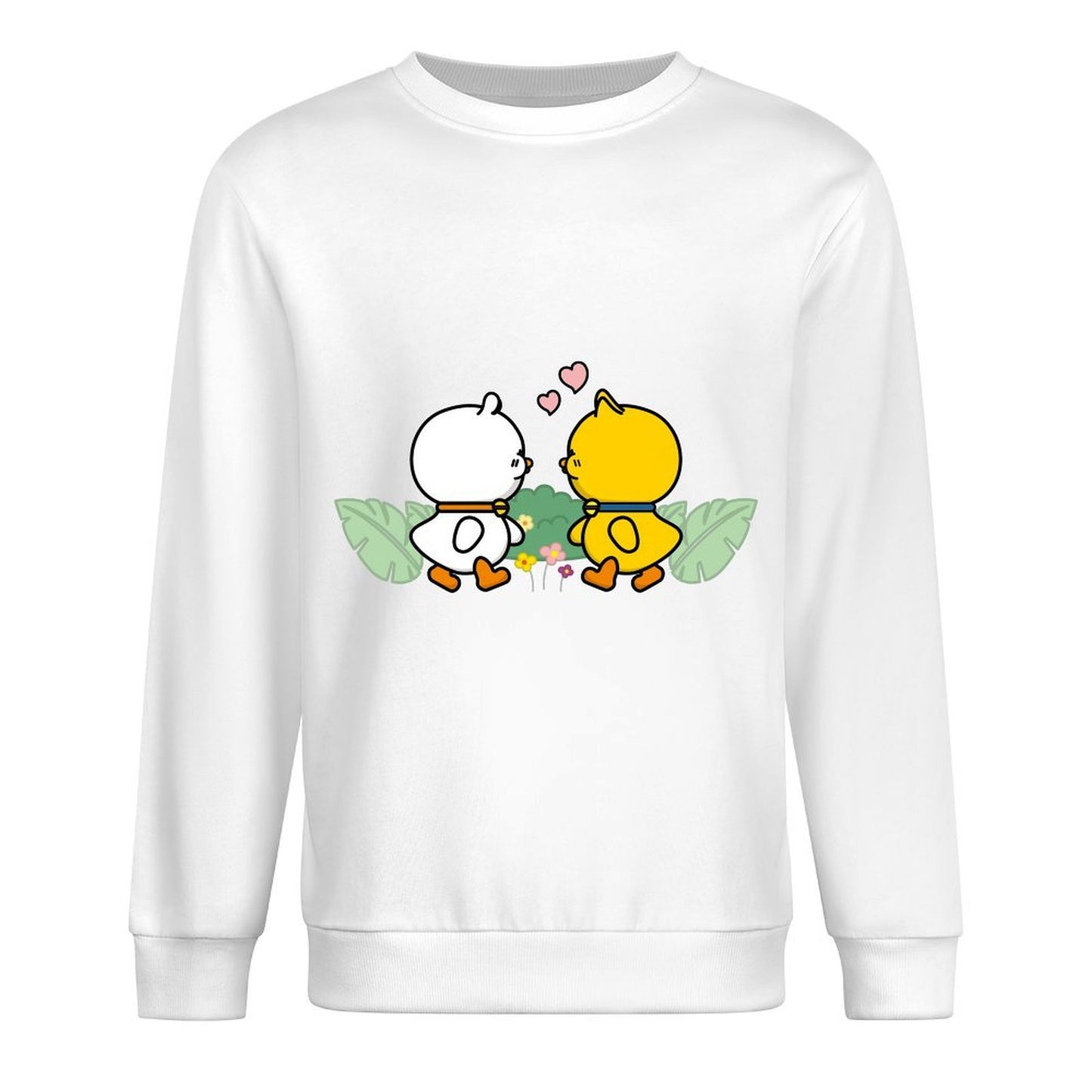 Front Patterned Long Sleeve TopLogo-Ready Midweight