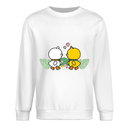 Front Patterned Long Sleeve TopLogo-Ready Midweight