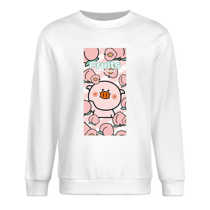 Front Patterned Long Sleeve TopStandard Softstyle