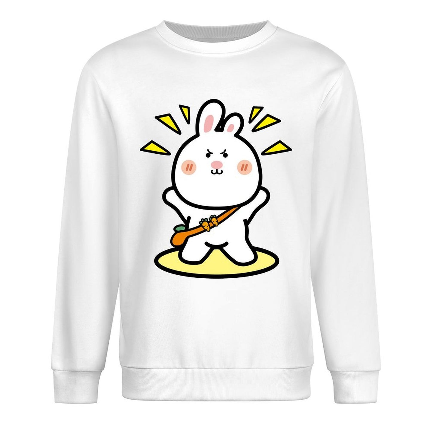 Front Patterned Long Sleeve TopTrueStyle Smooth Feel