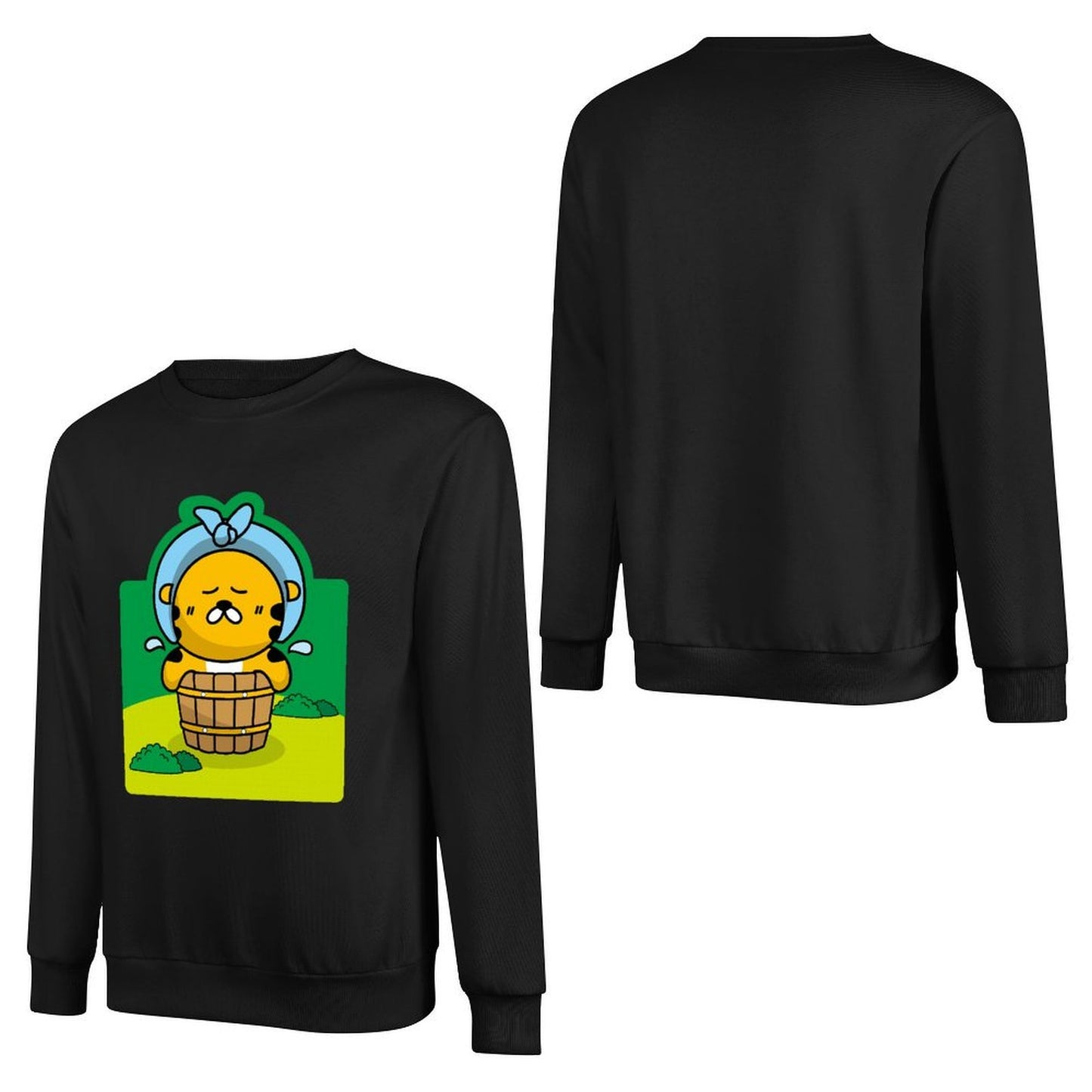 Front Patterned Long Sleeve TopPromotional Active