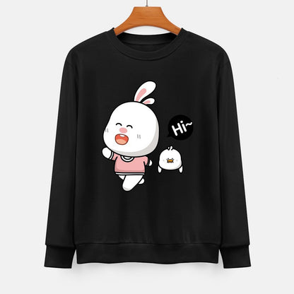  Front Patterned Long Sleeve TopFundraising Double-Stitched