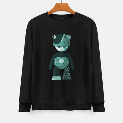 IPIB 250g Crew Neck Long Sleeve Sweatshirt Front GraphicCrew Neck Long Sleeve Sweatshirt6000107-6