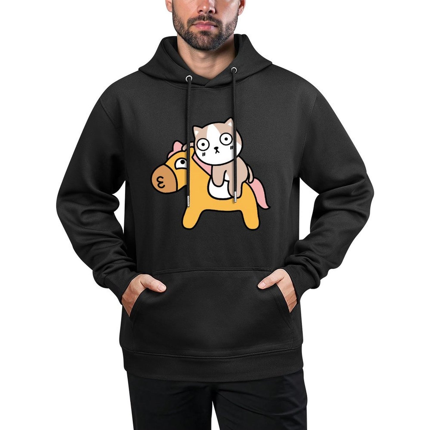 IPBR 250g Hooded Pocket Sweatshirt Front GraphicMen's Hooded  Sweatshirt4000725
