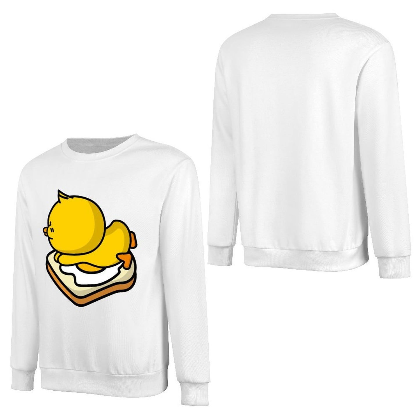 Front Patterned Long Sleeve TopRegularFit EssentialFit