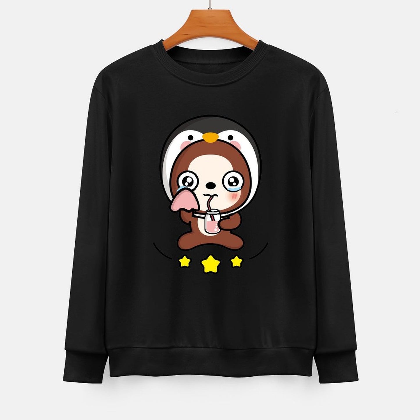 Front Patterned Long Sleeve TopCleanCut Signature