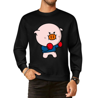 Front Patterned Long Sleeve TopDaily Relaxed Fit