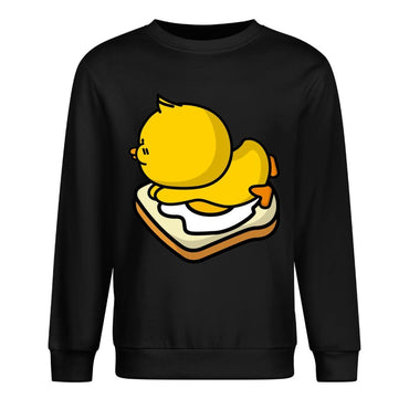 Front Patterned Long Sleeve TopHeavyweight Batch-Printed