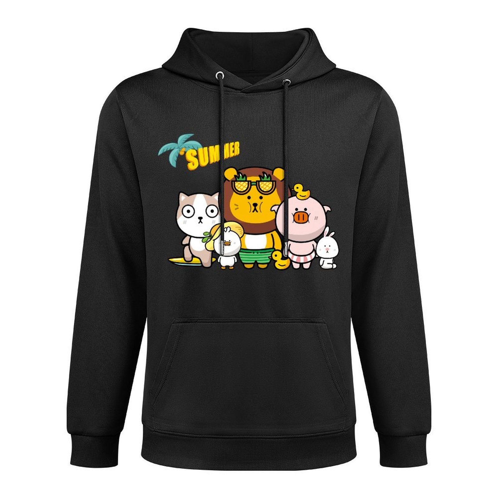 Sleek Fresh Front Graphic Hoodies