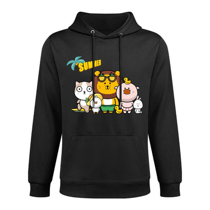 Sleek Fresh Front Graphic Hoodies