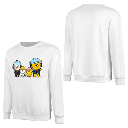 Front Patterned Long Sleeve TopEasyStyle Double-Stitched