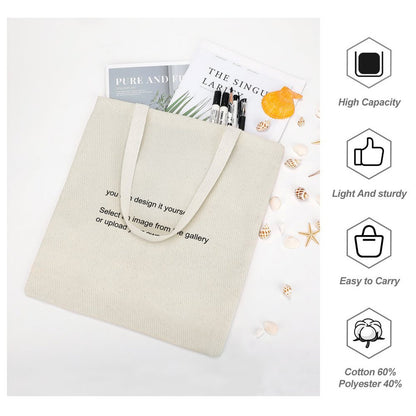 Canvas Tote Bag  Style 34x40cm Support personalized design