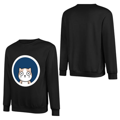 Front Patterned Long Sleeve TopPrinted SoftWear