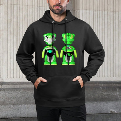 IPIB 250g Hooded Pocket Sweatshirt Front GraphicMen's Hooded  Sweatshirt6000076-5
