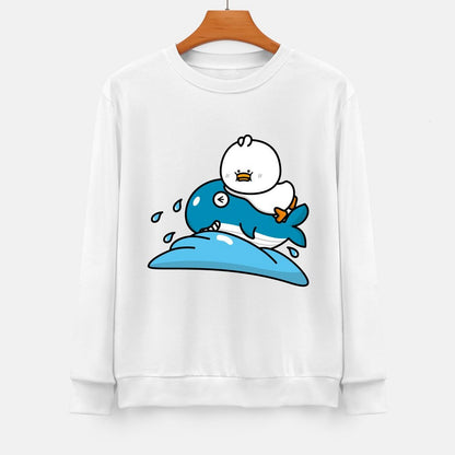 Front Patterned Long Sleeve TopClean Slim Fit