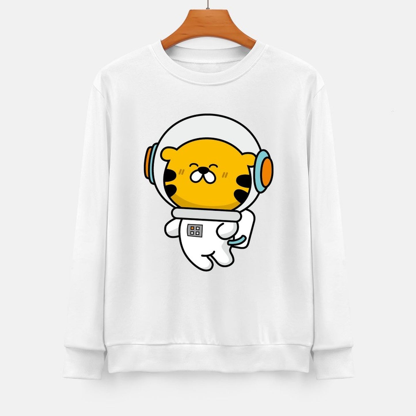 Front Patterned Long Sleeve TopBasicSeries Soft-Touch