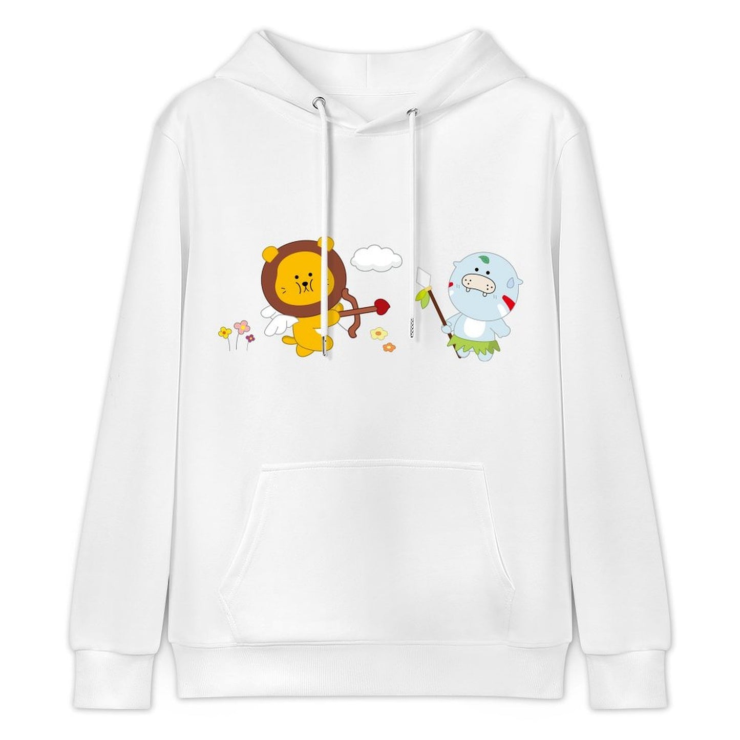 Chill Crisp Print Front Graphic Hoodies