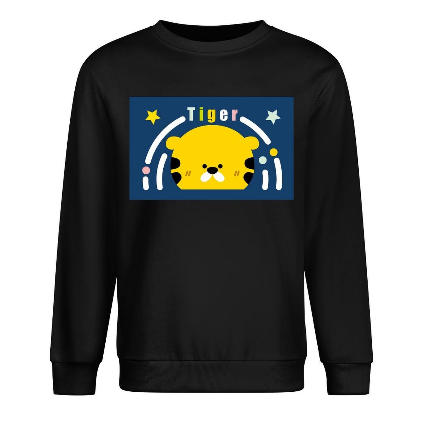 Front Patterned Long Sleeve TopSoftFeel Modern