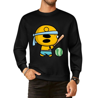 Front Patterned Long Sleeve TopOversized CoreLine