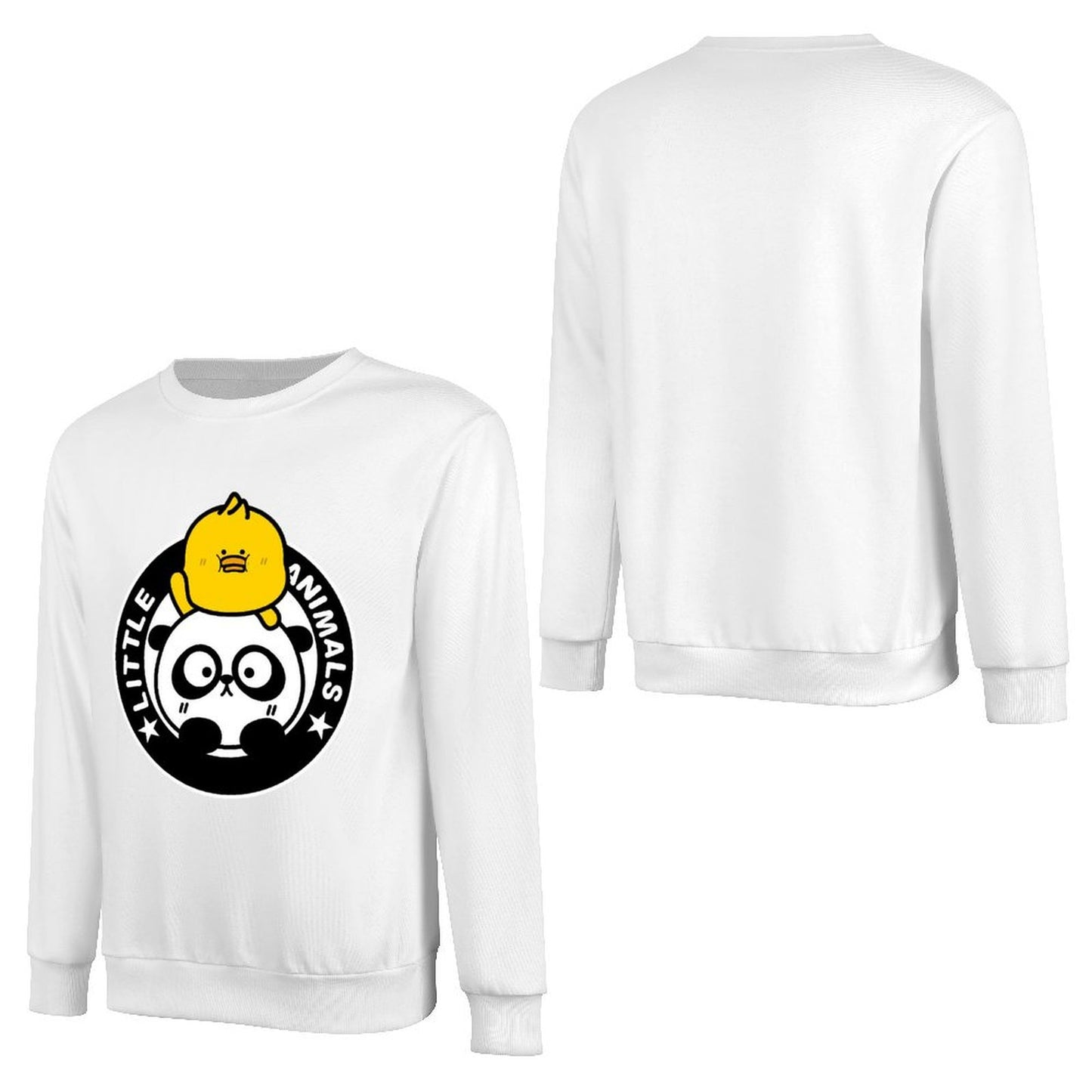 Front Patterned Long Sleeve TopRelaxFit Original