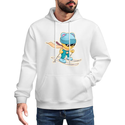 IPIB 250g Hooded Pocket Sweatshirt Front GraphicMen's Hooded  Sweatshirt6000049-3