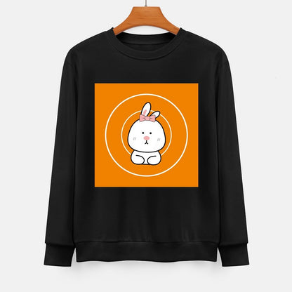 Front Patterned Long Sleeve TopCasual Sharp