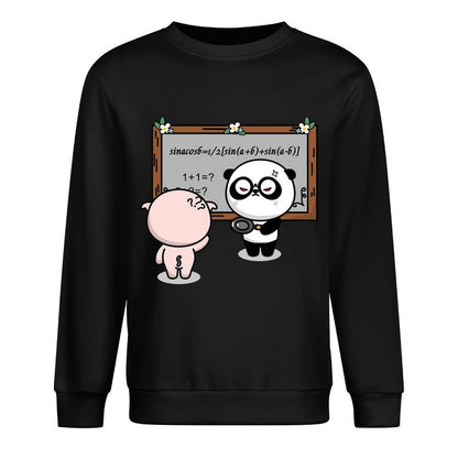 Front Patterned Long Sleeve TopEssential ClassicStyle