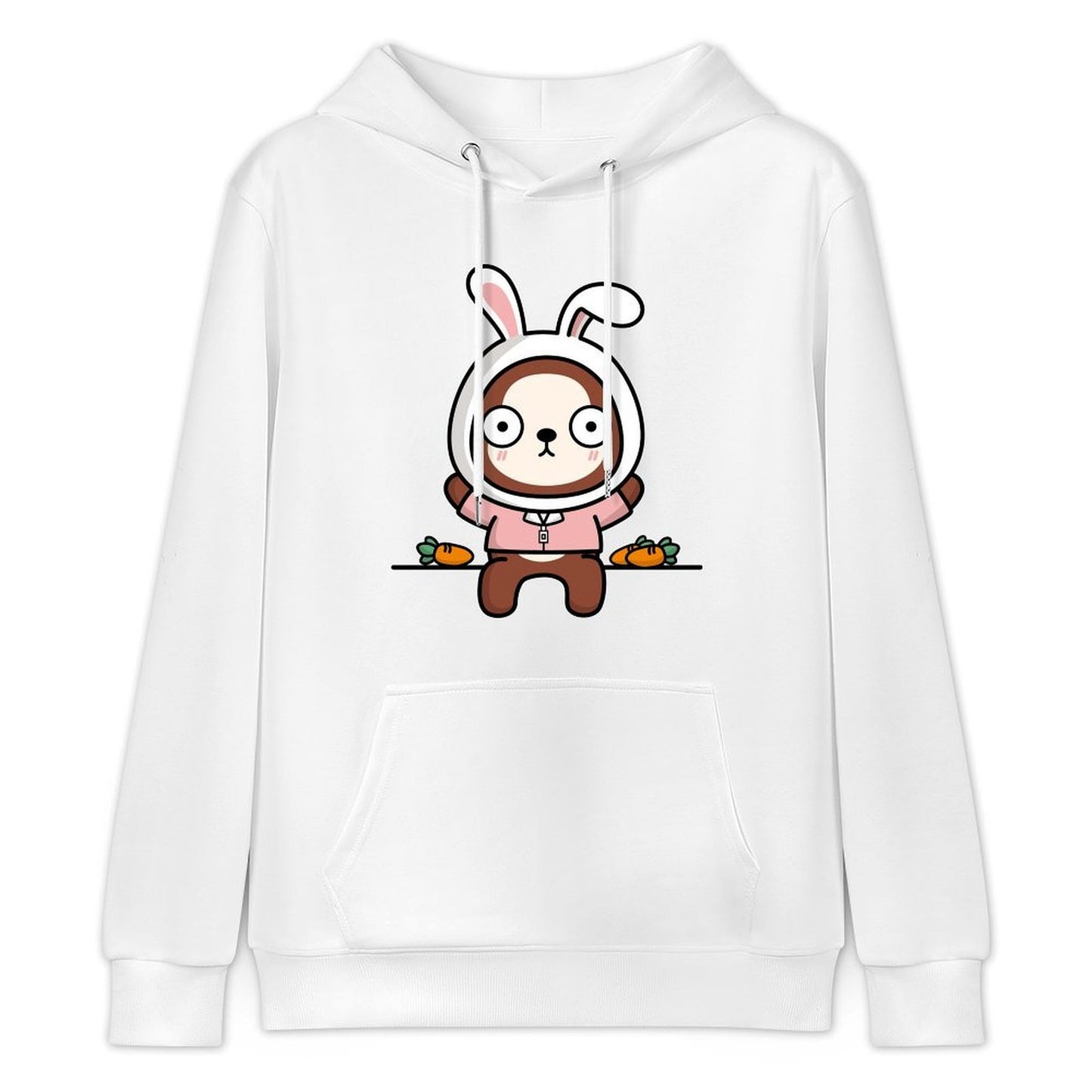 TimelessStyle Cotton Front Graphic Hoodies