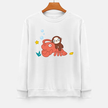 Front Patterned Long Sleeve TopDesign-Your-Own Printing