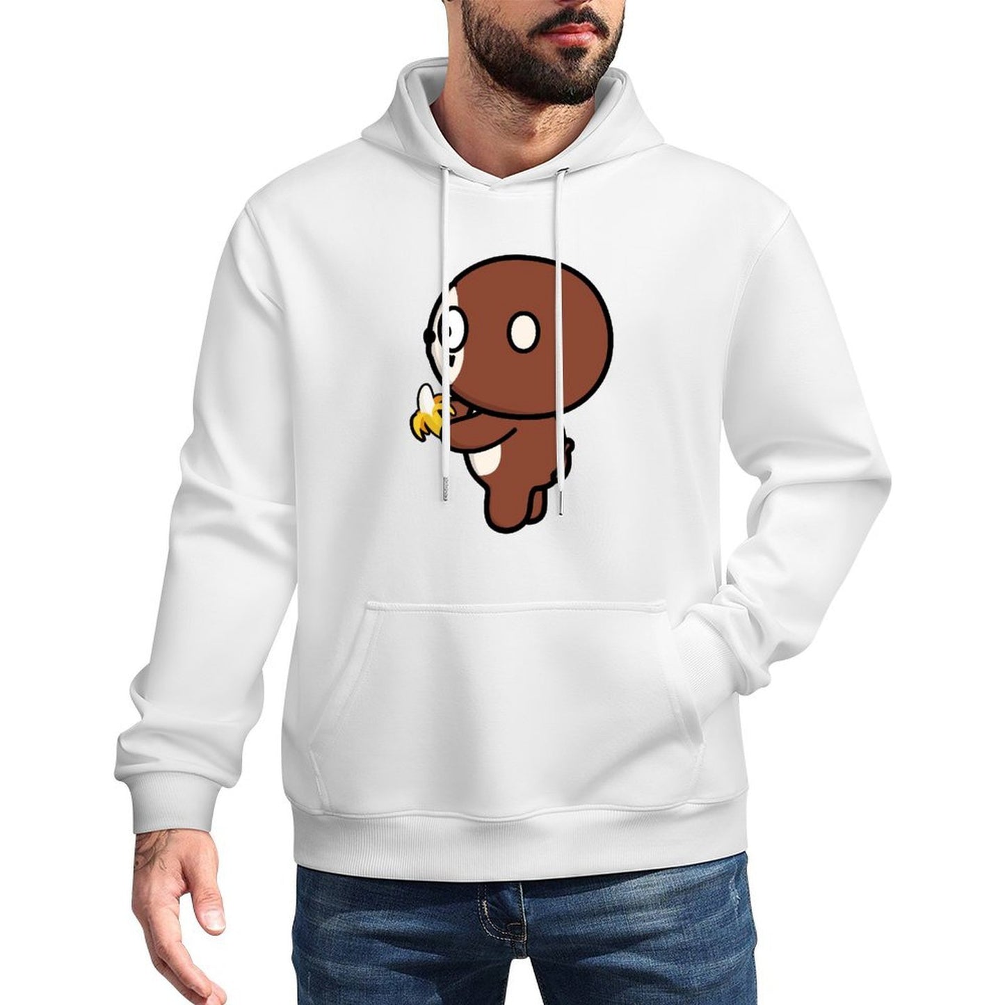 IPBR 250g Hooded Pocket Sweatshirt Front GraphicMen's Hooded  Sweatshirt4000643