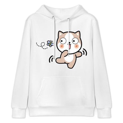 Double-Stitched Daily Front Graphic Hoodies