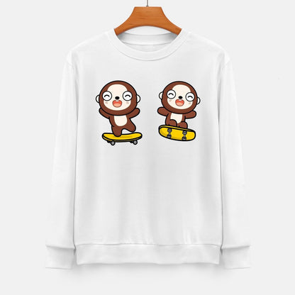 Front Patterned Long Sleeve TopStudio Chill