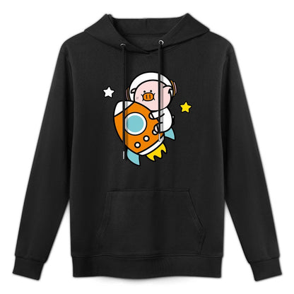 Printing Pocket Tee Front Graphic Hoodies