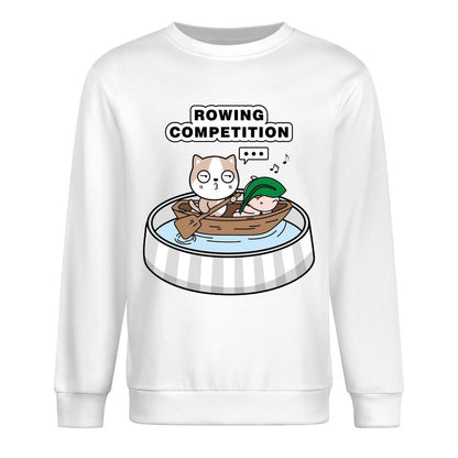 Front Patterned Long Sleeve TopOutdoor Colorfast